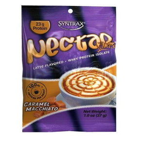 Syntrax Nectar Whey Protein Isolate 1.0 Oz Packs (27 g) 16 Flavors / Flavor Caramel Macchiato