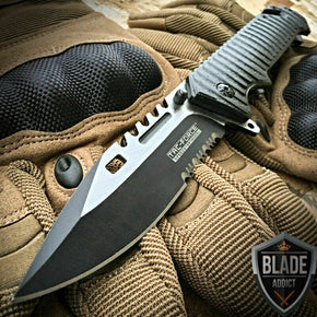 8.5" TAC FORCE SPRING OPEN ASSISTED TACTICAL FOLDING POCKET KNIFE Rescue Blade