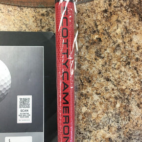 SCOTTY CAMERON MATADOR JUMBO PUTTER GRIP-RED WITH BLACK-READY TO SHIP!!!