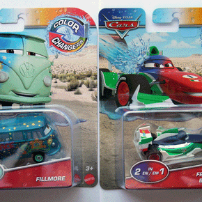 Disney Pixar Cars 2021 Color Changers FILLMORE and FRANCESCO  Save 8%