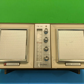 Vintage Panasonic Dual Speaker AM/FM Table Radio RE-7367
