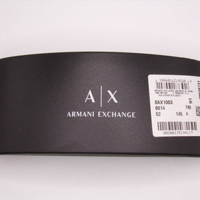 Armani Exchange Black Clamshell Eyeglasses Case (6 ¾" x 2 9/16" x 2")