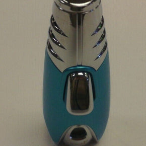 SCORCH TORCH #61582 SINGLE TORCH JET FLAME BUTANE CIGARETTE ROCKET SHAPED L BLUE