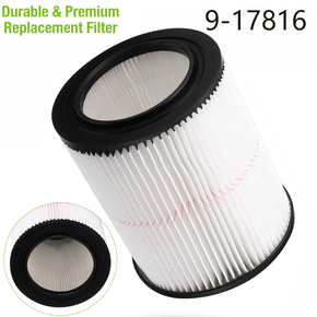 Replacement Cartridge Filter for Shop Vac Craftsman 9-17816 Wet Dry Air Filter