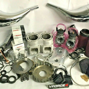 Banshee 421 Cheetah Cub Cylinder Kit Complete Rebuilt Motor Engine Rebuild Pipes