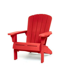 Keter Adirondack Chair, Resin Outdoor Furniture, Red