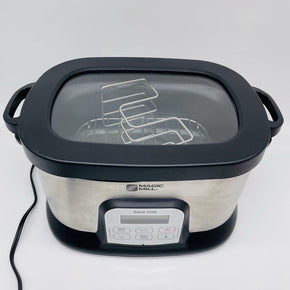 Magic Mill 8.5 Quart Extra Large Programmable Slow Cooker with Digital Adjust...