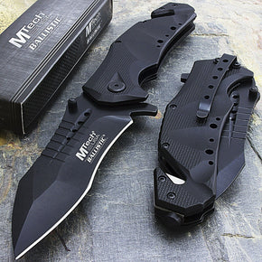 MTECH USA 8.75" SPRING ASSISTED OPEN TACTICAL RESCUE FOLDING POCKET KNIFE EDC