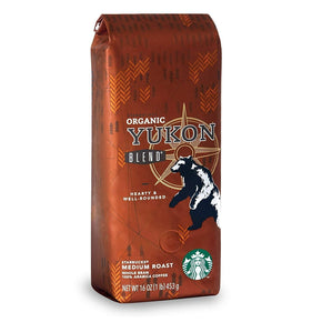 Starbucks Organic Coffee Yukon Blend Medium Roast Whole Bean - 16 oz