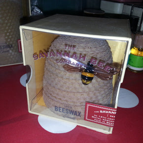 NIB Bath & Body Works Savannah Bee 100% Rolled Beeswax Beehive Candle 3" x 3"