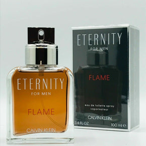 ETERNITY FLAME BY CALVIN KLEIN MEN COLOGNE SPRAY 3.4 OZ / 100 ML NEW IN BOX