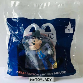 2021 McDonald's Disney's 50th Anniversary Walt Disney World Happy Meal Toys! / PICK YOUR TOYS #1 CELEBRATION MICKEY MOUSE