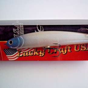 LUCKY CRAFT WANDER 95 3-1/8" & 3/4OZ WD95-381 IN BLUE PEARL SHAD COLOR K9106