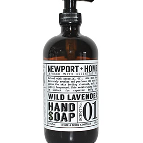 Newport and Home Wild Lavender Hand Soap 16oz / CHOOSE PACK 1-PACK (SINGLE)