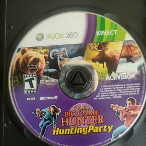 Microsoft Xbox 360 Video Games Disc Only Huge Selection You Choose Tested Works / Title Cabela's Big Game Hunter Hunting Party