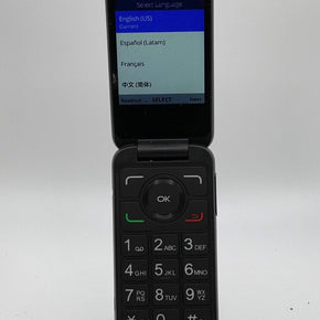 Alcatel - Smart Flip 4052R 4G LTE GSM Flip Cell Phone (AT&T) - Gray WORKS GREAT!