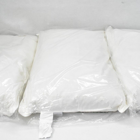 Lot of 3 EnviroSleep Resiloft Firm Pillows Standard Size White Bedding 20" x 26"