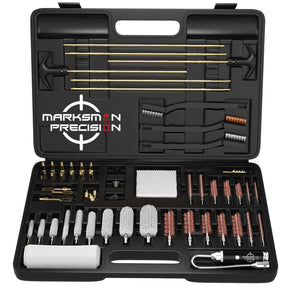 Marksman Precision Universal Gun Cleaning Kit - CNC Machined BRASS Jags & Tips!