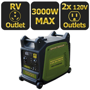 Sportsman 3,000-W Super Quiet Portable RV Ready Gas Powered Inverter Generator