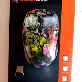 Blackweb Wireless Blue Trace Mouse Nano Receiver Green Pink Orange Black