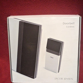 New Jacob Jensen Wireless Doorbell Cordless Long Range Door Chime Contemporary