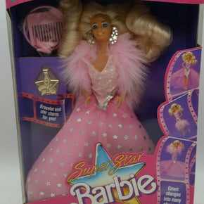 Super Star Barbie Blonde 1988 Mattel 1604