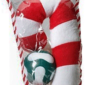 SPOT Holiday Christmas Dog Stocking - 4 Dog Toys