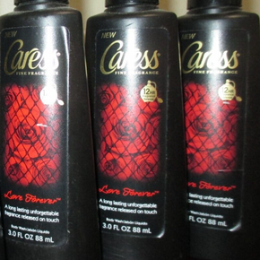 Caress Body Wash, Love Forever, Travel Size 3 Oz. - Pack of 3