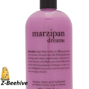 Philosophy Marzipan Dreams 3 in 1 Shampoo Shower Gel Bubble Bath 16 oz SEALED