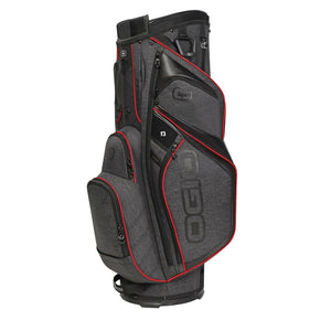 OGIO 2017 Silencer Golf Cart Bag - Dark Static Red (USED)