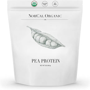 Premium Pea Protein Isolate - 100% Vegan and Organic - UNFLAVORED - Bulk 2lbs