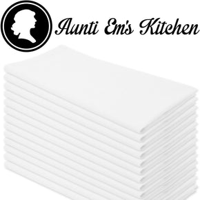 Aunti Em's Kitchen Flour Sack Dish Towels, 13 Piece