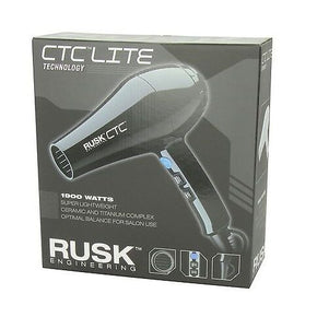 RUSK CTC LITE SUPER LIGHTWEIGHT CERAMIC TITANIUM 1900 WATTS HAIR DRYER BLOWER