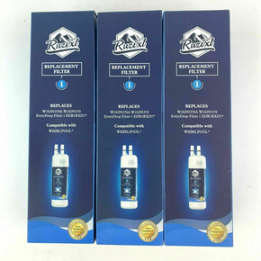 3 pack Ruzixt W10295370A EDR1RXD1 Water Filter Replacement New Sealed Wrap