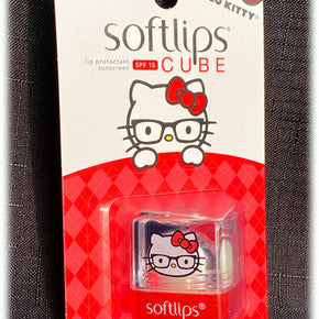 NEW Softlips Hello Kitty Smart Apple Lip Balm Soft Lips Cube NEW 9/17