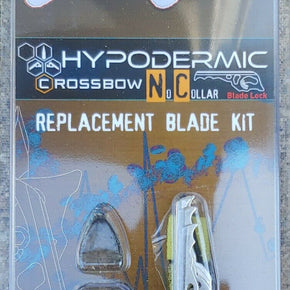 Rage Replacement Blades for Hypodermic Crossbow No Collar Broadheads