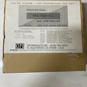 OPI Professional Electric nail Tech file drill with accessories