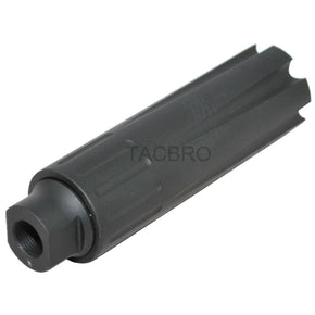 Black Aluminum Muzzle Brake 1/2x28 Thread Pitch For 223 .223 .22LR