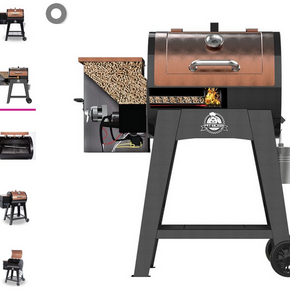 Pit Boss Lexington 500 sq. in. Wood Pellet Grill w/ Flame Broiler and Meat Probe