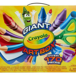 Crayola Giant Art Box 177pc Crayons Markers Colored Pencils Drawing Kids Art NIB