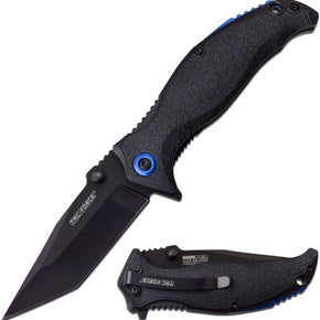 Tac Force Linerlock Folding Knife 3.5" 3Cr13 StainlessTanto Blade Nylon Handle