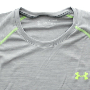 Under Armour Men's T-Shirt HeatGear Crew Neck Shirt Loose Activewear Tee 1293936 / Color 036 Light Steel Gray / Size (Men's) XL