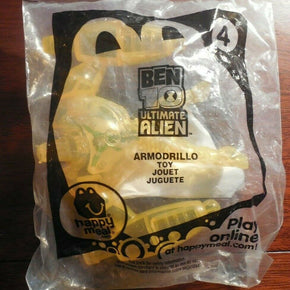 2011 McDonald's Happy Meal Toy Ben 10 #4 Yellow Armodrillo Ultimate Alien - NIP