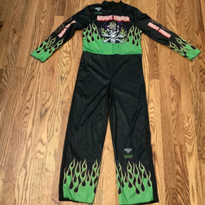 Monster Jam Monster Truck Grave Digger Driver Costume Child size 10 Halloween