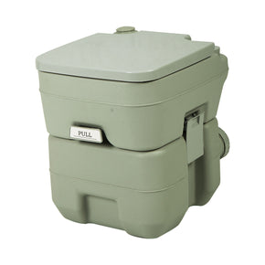 5 Gallon 20L Portable Toilet Flush Travel Camping Commode Potty Outdoor/Indoor