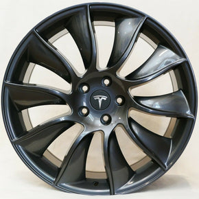 PREMIUM Tesla Model 3/Y 20" (20 inch) True Turbine Wheels in Dark Gunmetal (4)