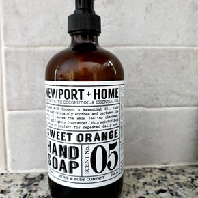 Newport + Home Sweet Orange Hand Soap Scent No. 05 ~ 16 oz