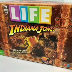 THE GAME OF LIFE INDIANA JONES COLLECTOR'S EDITION BOARD GAME AGE 9+ 2-4 PLAYERS