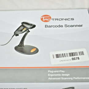 TaoTronics Laser Barcode Scanner 1D Wired Handheld Trigger USB LS04