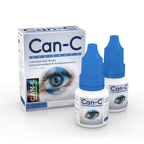 Can-C Eye Drops Lubricant For Cataract N-Acetylcarnosine 2 x 5 ml Exp 01 / 2024 / Pack 3
